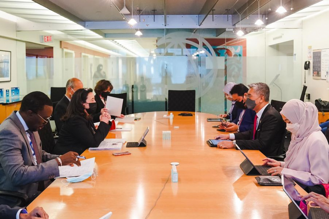 Sesi Mesyuarat bersama Naib Presiden bagi Bahagian Asia Timur &amp; Pasifik di Washington